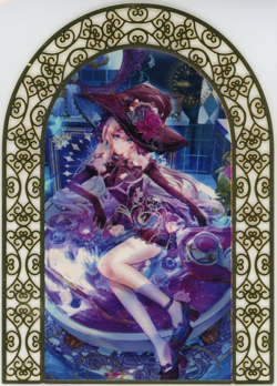 ❤NAVIA - METAL - Goddess Story Anime Waifu Card - FLOURISHING FLOWERS - GENSHIN - Image 2