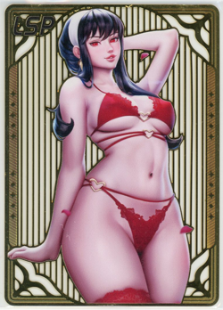 ❤YOR FORGER - #114/200 - GOLD METAL - Goddess Story Anime Waifu Metal Card - Image 1