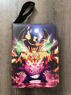 Pokemon brand new card binder + 85 TCG card lot - Breloom V, Gengar, Charizard - Image 1