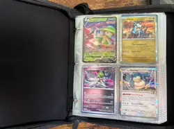Pokemon brand new card binder + 85 TCG card lot - Breloom V, Gengar, Charizard - Image 2