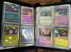 Pokemon brand new card binder + 85 TCG card lot - Breloom V, Gengar, Charizard - Image 4