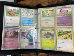 Pokemon brand new card binder + 85 TCG card lot - Breloom V, Gengar, Charizard - Image 5