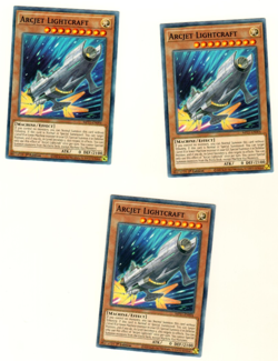 Set Of 3 Arcjet Lightcraft Tin Of Ancient Battles 2021 1st Edition Yugioh Card - Image 1