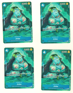 Set Of 4 Jinbe P-030 Promo Starter Deck 17 One Piece Trading Card - Image 1