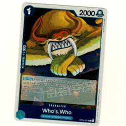Who's. Who OP04-051 Rare Foil Kingdoms Of Intrigue One Piece Trading Card - Image 3