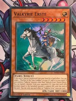 YuGiOh Cards Shadows in Valhalla SHVA First Edition SUPER SECRET RARE CARD - Image 3