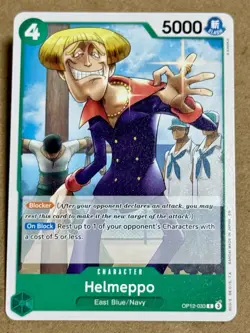 One Piece Trading Card Ccg Tcg Game Set Helmeppo, Gyukimaru, Kouzuki Hiyori Lot - Image 2
