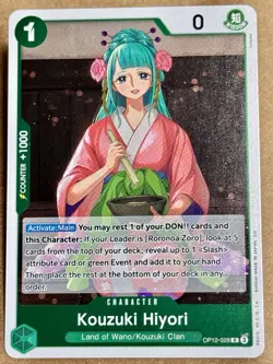 One Piece Trading Card Ccg Tcg Game Set Helmeppo, Gyukimaru, Kouzuki Hiyori Lot - Image 4
