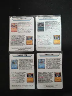 DESTINED RIVALS - TRAINER TIP CARD - BUNDLE OF 4 - POKEMON - Image 2