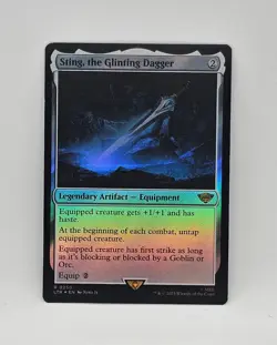 Sting the Glinting Dagger Foil Lord of Rings #250 Magic the Gathering Near Mint - Image 1