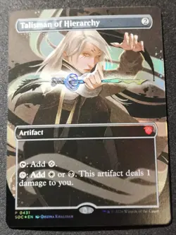 Talisman Of Hierarchy - Foil - Borderless - SOC - MTG - NM - EN - 0431 - Image 1