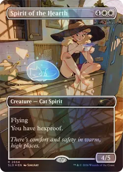 presale SECRET LAIR Cats Are the Best WITCH’S FAMILIAR unopened FOIL - Image 3
