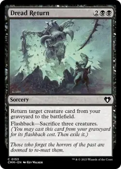 Dread Return - Light Play MTG Commander Masters - Image 1