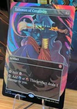 Talisman of Creativity (Borderless) Commander: Secrets of Strixhaven Foil - Image 2