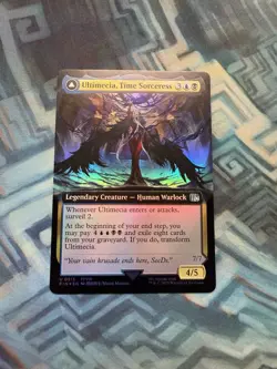 MTG Foil Extended Art Ultimecia, Time Sorceress NM Unplayed Final Fantasy - Image 2