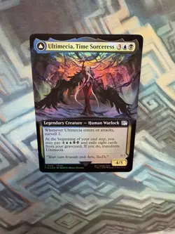 MTG Foil Extended Art Ultimecia, Time Sorceress NM Unplayed Final Fantasy - Image 4