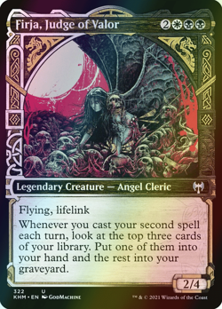MTG Firja, Judge of Valor Showcase Foil ** Kaldheim ** English (NM) - Image 1