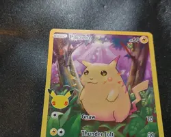 Pikachu 005/025 Celebrations Holo Full Art Pokemon Card LP - Image 2