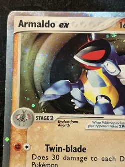 Armaldo ex 16/17 Pokemon TCG POP Series 1 Holo Ultra Rare LP - Image 3