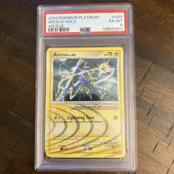 Pokemon Platinum Arceus AR6 PSA EX-MT 6 English - Image 1