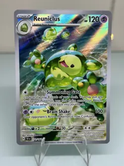 Pokemon TCG Reuniclus 171/162 Temporal Forces Illustration Rare English - Image 1
