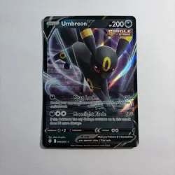 Pokemon Umbreon v Holo Ultra Rare Card 094/203 Evolving Skies - NM!! - Image 1