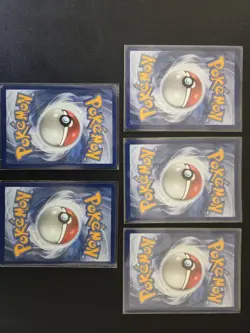 Lot Of 5 Assorted Pokemon Illustration Rare Cards NM - Image 2