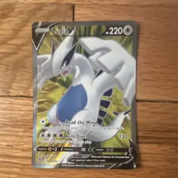 Pokemon Lugia V 185/195 Foil Basic V Card 2022 English Pokemon TCG - Image 1