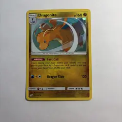 Pokemon TCG Dragonite 119/181 Sun & Moon Team Up Cosmos Holo Rare NM - Image 1