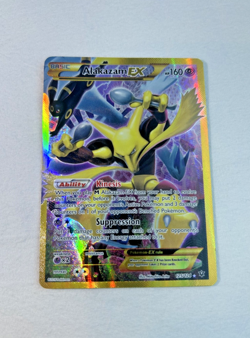 Pokemon Alakazam EX 125/124 Secret Rare Fates Collide 2016 - Full Art Holo - Image 1