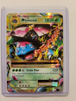 M Venusaur EX 2/108 Holo EX Rare Evolutions Pokemon - Image 1