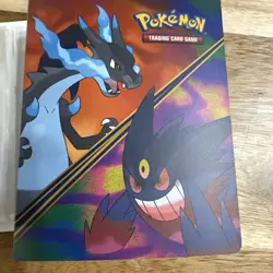 Pokemon Mega Charizard X & Mega Gengar Card Mini Portfolio BINDER ONLY - Image 2