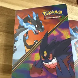 Pokemon Mega Charizard X & Mega Gengar Card Mini Portfolio BINDER ONLY - Image 3