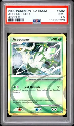 2009 POKEMON PLATINUM ARCEUS #AR2 ARCEUS-HOLO PSA 7.5 - Image 1