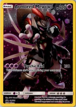 Armored Mewtwo - SM228 Holo Promo Sun & Moon Promo Pokemon Holo Near Mint - Image 1