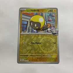 Iono's Tadbulb 052/159 Reverse Holo Pokemon SV09:Journey Together NM - Image 1
