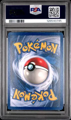 1999 POKEMON BASE SET UNLIMITED #12 NINETALES-HOLO PSA 7 - Image 2