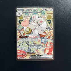 Nintendo Pokemon TCG Cinccino EX 119/086 Chaos Rising Full Art Holo ENG 240 - Image 1
