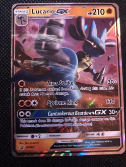 Lucario GX - SM100 - Holo Promo POKEMON SUN & MOON PROMOS LP - Image 1