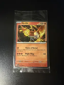 Pokemon TCG Ho-Oh EB Games Stamped Promo 010/086 Chaos Rising Preorder (SEALED!) - Image 1