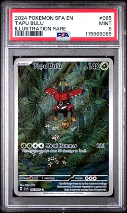 2024 Pokemon SFA EN Tapu Bulu ILLUSTRATION RARE FULL ART 065/064 PSA 9 MINT - Image 1