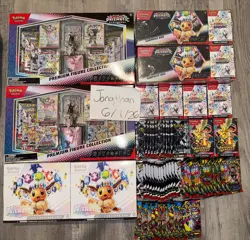 Pokemon TCG Sealed Lot (Pris,CRI, Black Bolt, White Flare, PFL,ME01) See Img 2 - Image 1