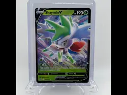 Pokemon TCG Shaymin V Sword & Shield Brilliant Stars 013/172 Holo Ultra Rare - Image 1