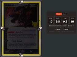 NM Pokemon TCG Umbreon Gold Star 17/17 Celebrations - Image 3