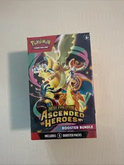 Pokemon TCG Ascended Heroes Booster Bundle Sealed New - Image 1