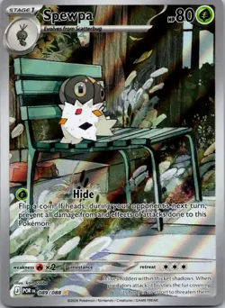 Spewpa 089/088 Holo Illustration Rare Perfect Order Pokemon Near Mint - Image 1