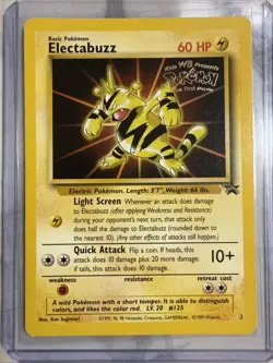 Electabuzz 2 Wizards Black Star Promos Promo Pokemon LP - Image 1