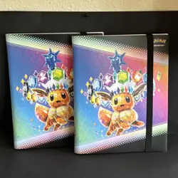 Pokemon Prismatic Evolutions Eevee Binder Collection ***BINDER ONLY** - Image 1