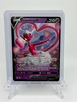 Pokemon TCG Enamorus V Sword & Shield - Lost Origin 082/196 Holo Ultra Rare - Image 1