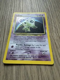 Pokemon Celebi 3/64 Holo Rare Neo Revelation Unlimited English Nintendo - Image 2